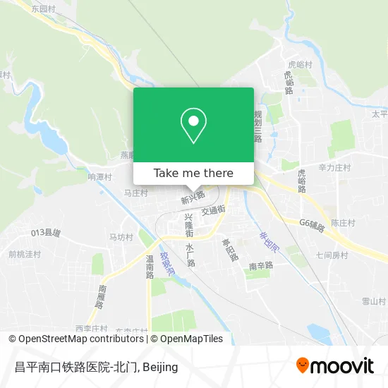 昌平南口铁路医院-北门 map