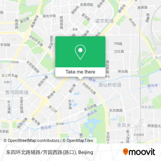 东四环北路辅路/芳园西路(路口) map