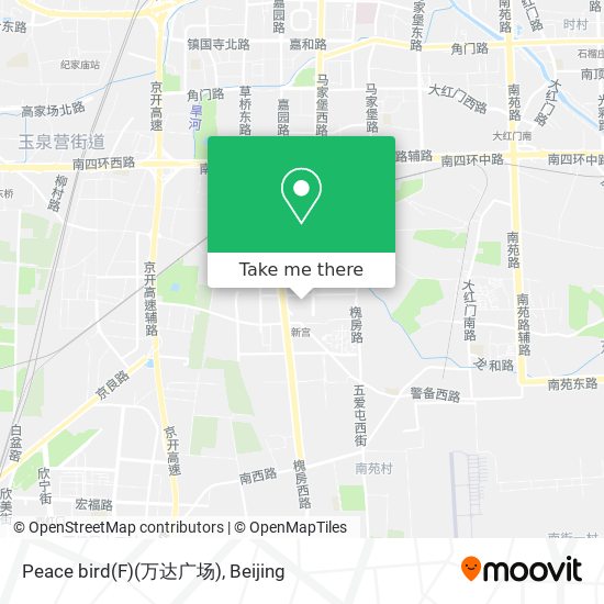Peace bird(F)(万达广场) map