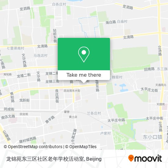 龙锦苑东三区社区老年学校活动室 map