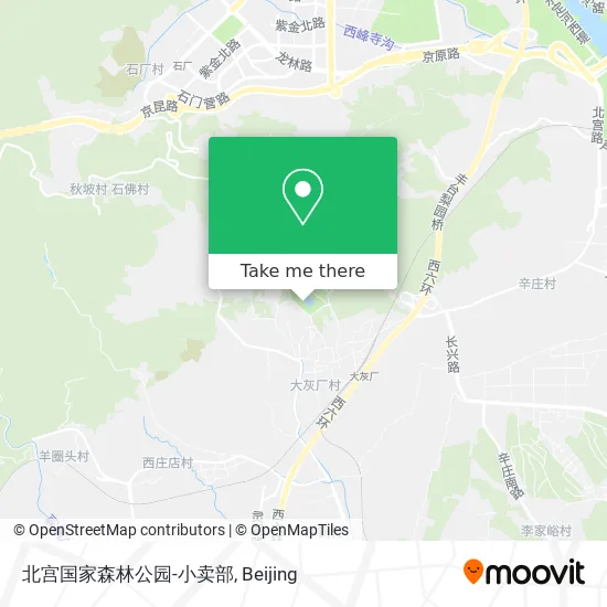 北宫国家森林公园-小卖部 map
