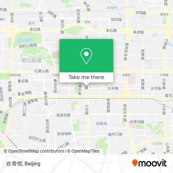欢香馆 map