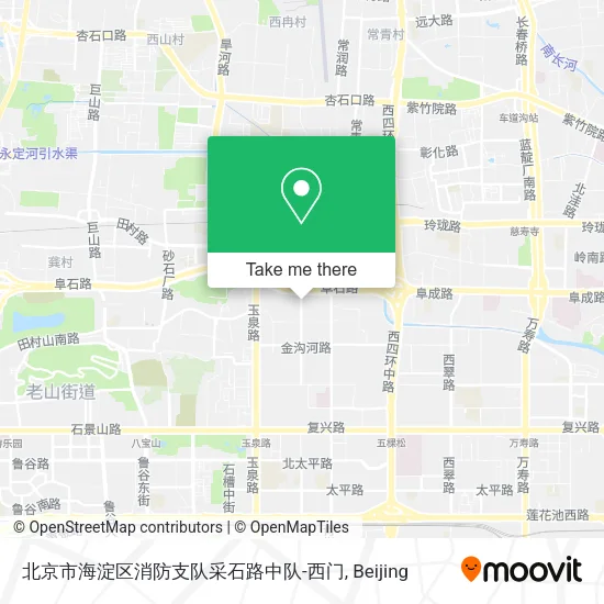 北京市海淀区消防支队采石路中队-西门 map