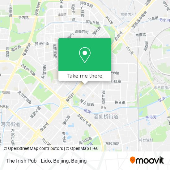 The Irish Pub - Lido, Beijing map