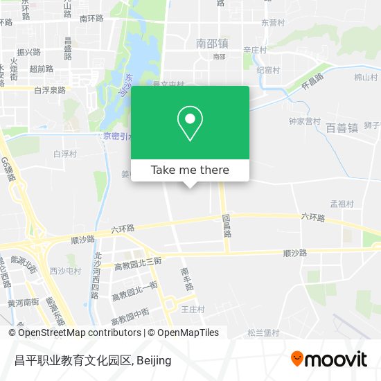 昌平职业教育文化园区 map