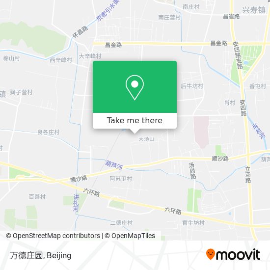 万德庄园 map