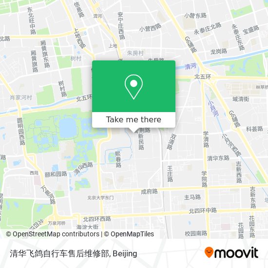 清华飞鸽自行车售后维修部 map
