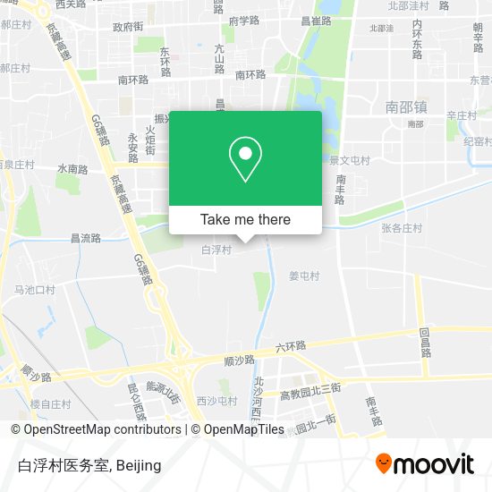 白浮村医务室 map