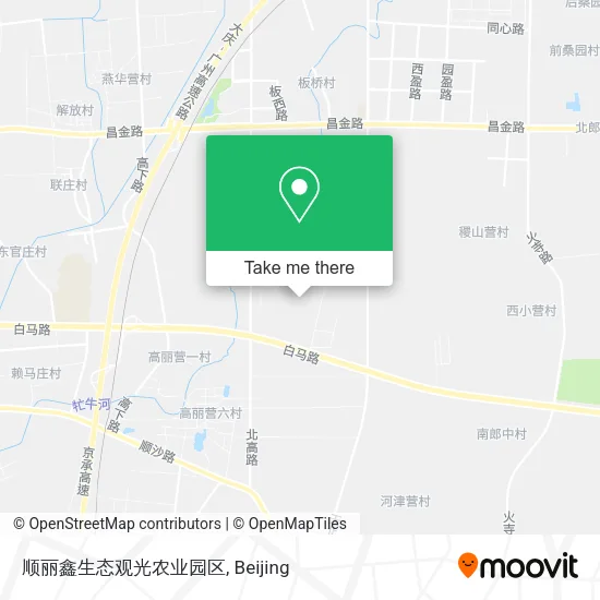 顺丽鑫生态观光农业园区 map