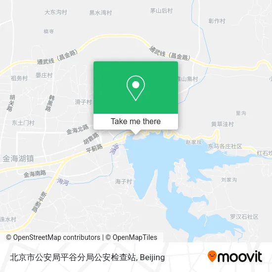 北京市公安局平谷分局公安检查站 map