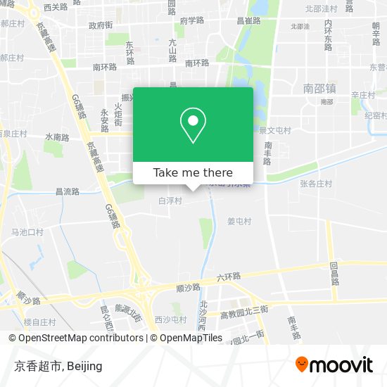 京香超市 map