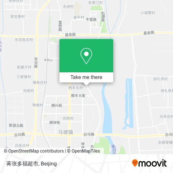 蒋张多福超市 map