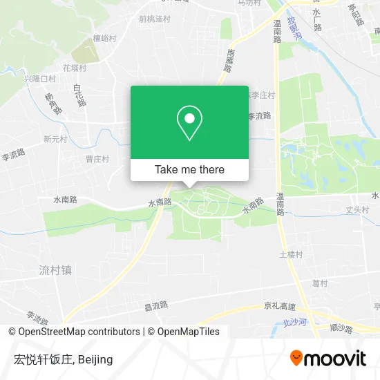宏悦轩饭庄 map