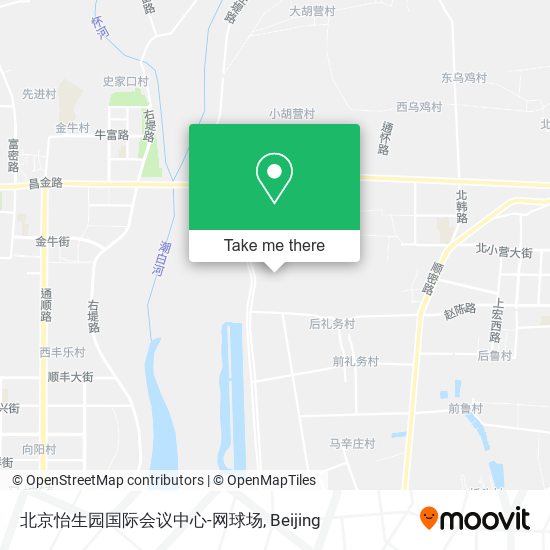 北京怡生园国际会议中心-网球场 map