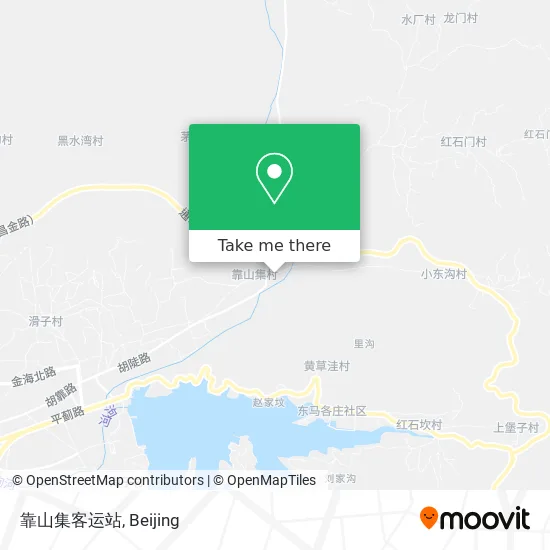 靠山集客运站 map
