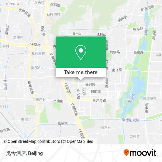 觅舍酒店 map