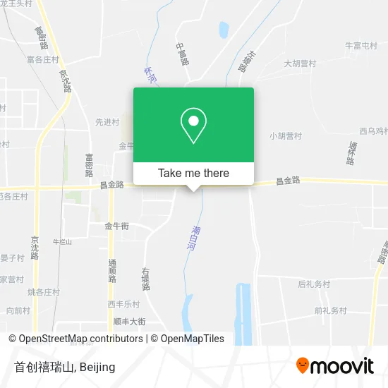 首创禧瑞山 map