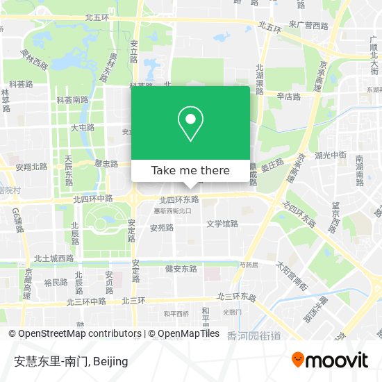 安慧东里-南门 map