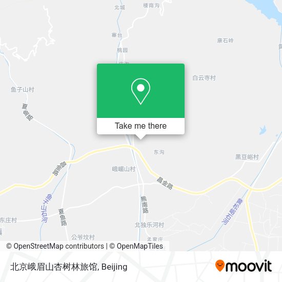 北京峨眉山杏树林旅馆 map