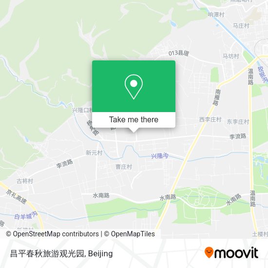 昌平春秋旅游观光园 map