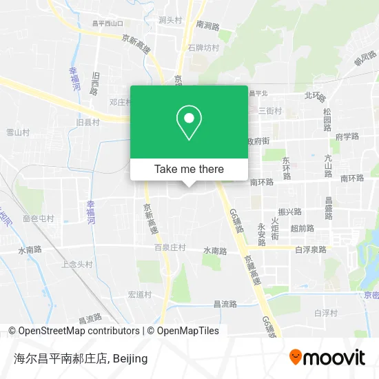 海尔昌平南郝庄店 map