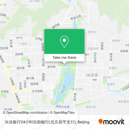 兴业银行24小时自助银行(北京昌平支行) map