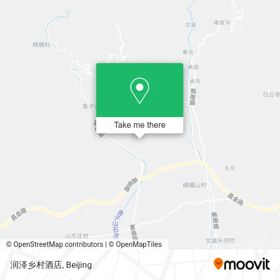 润泽乡村酒店 map