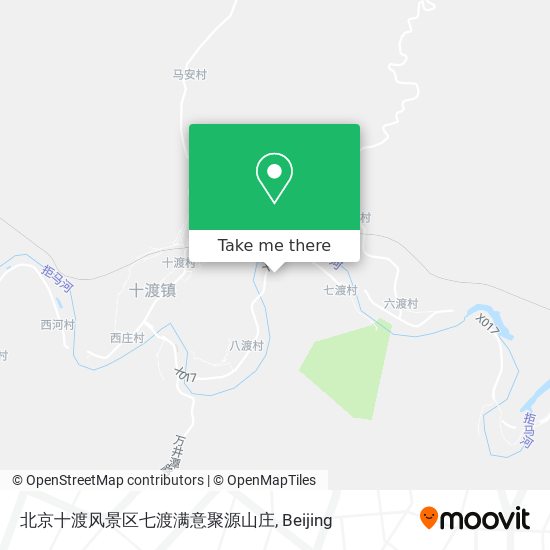 北京十渡风景区七渡满意聚源山庄 map