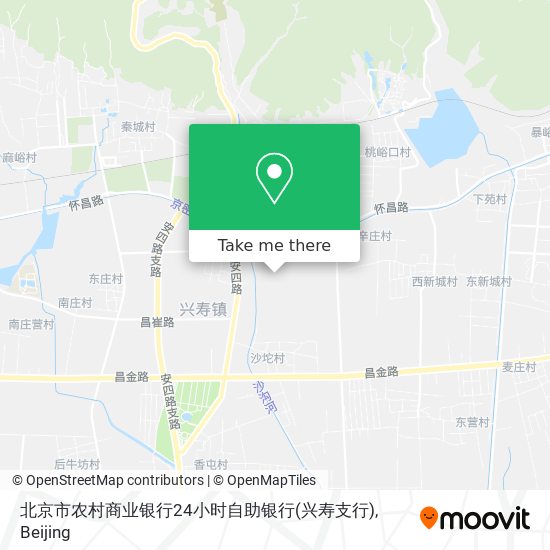 北京市农村商业银行24小时自助银行(兴寿支行) map