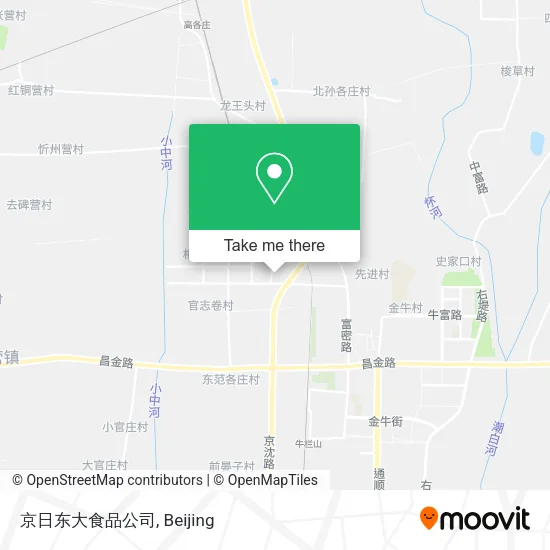 京日东大食品公司 map