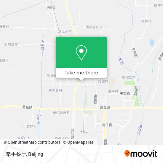 牵手餐厅 map