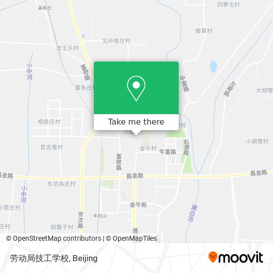 劳动局技工学校 map