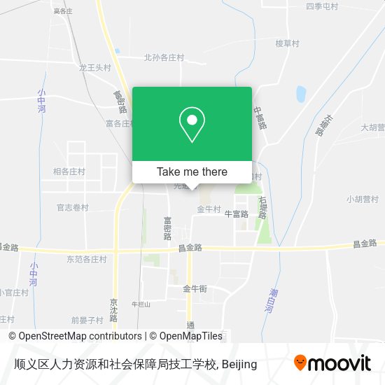 顺义区人力资源和社会保障局技工学校 map