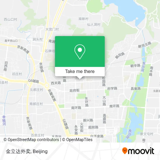 金立达外卖 map
