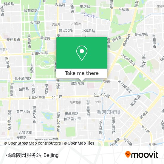 桃峰陵园服务站 map