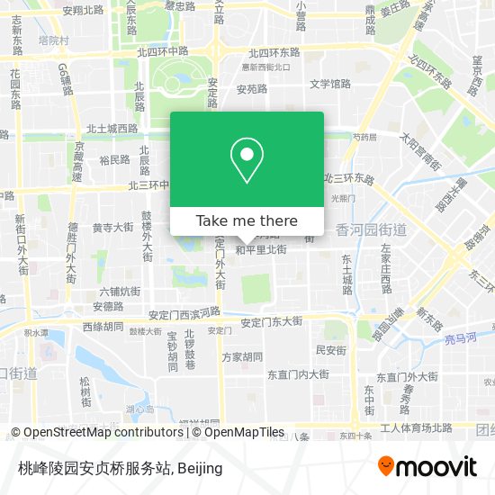 桃峰陵园安贞桥服务站 map