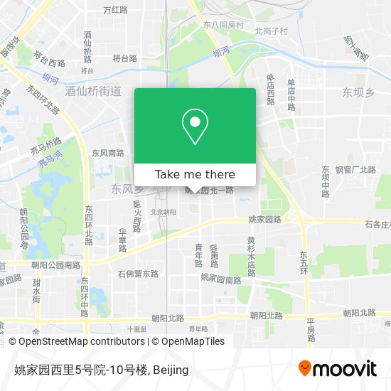 姚家园西里5号院-10号楼 map