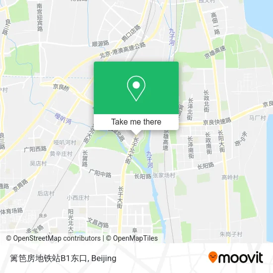 篱笆房地铁站B1东口 map
