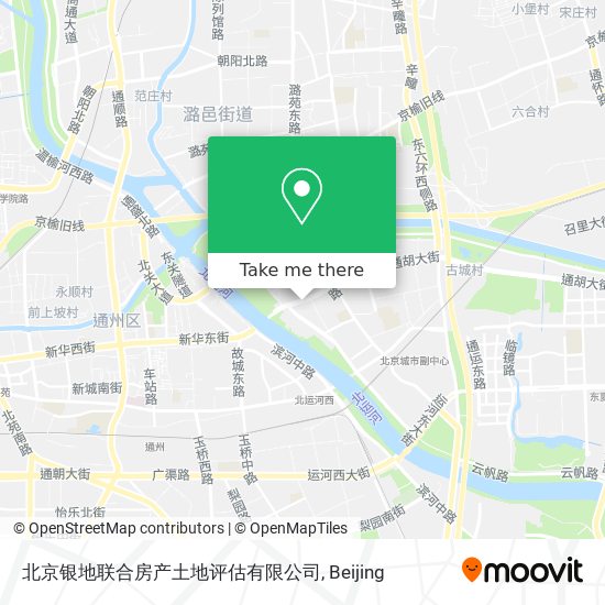 北京银地联合房产土地评估有限公司 map