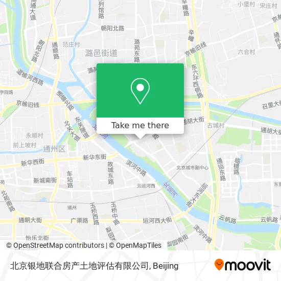 北京银地联合房产土地评估有限公司 map