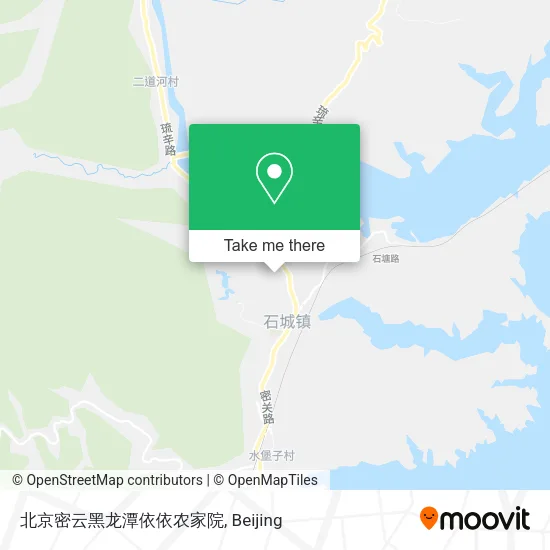 北京密云黑龙潭依依农家院 map