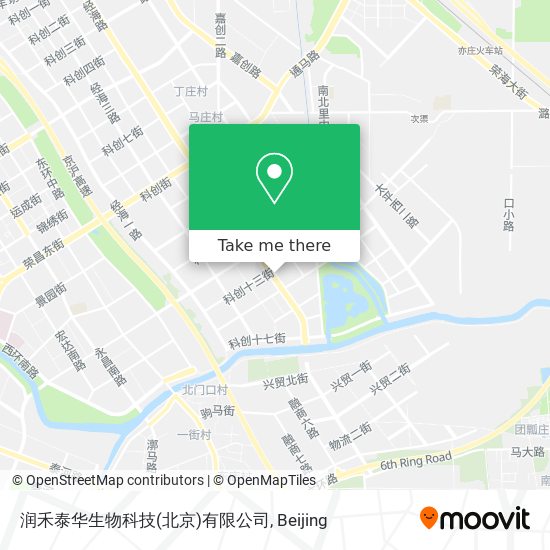 润禾泰华生物科技(北京)有限公司 map