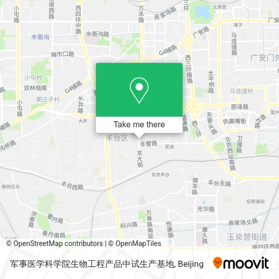 军事医学科学院生物工程产品中试生产基地 map