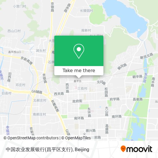 中国农业发展银行(昌平区支行) map