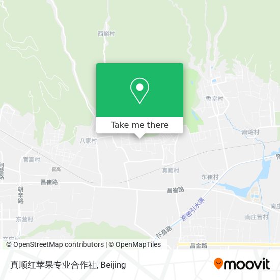 真顺红苹果专业合作社 map