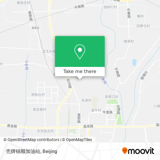壳牌锦顺加油站 map