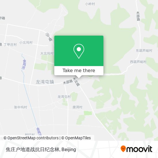 焦庄户地道战抗日纪念林 map