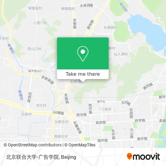 北京联合大学-广告学院 map