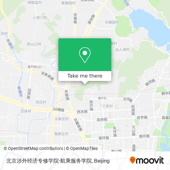 北京涉外经济专修学院-航乘服务学院 map