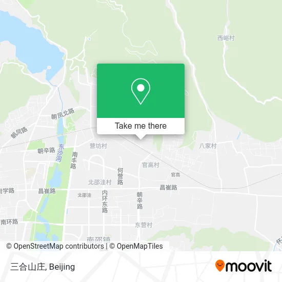 三合山庄 map